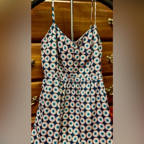J. Crew Floral Midi Dress Size 4 - Picture 3 of 4